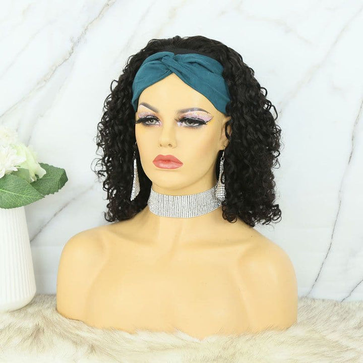 JoyceWaterWaveBobHumanHairHeadbandWig 5