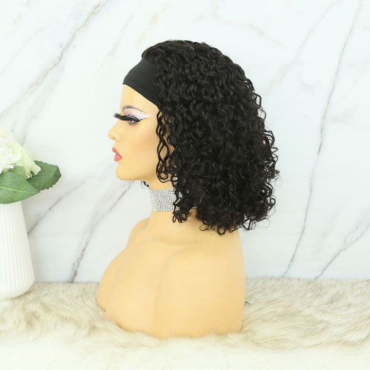 JoyceWaterWaveBobHumanHairHeadbandWig 9