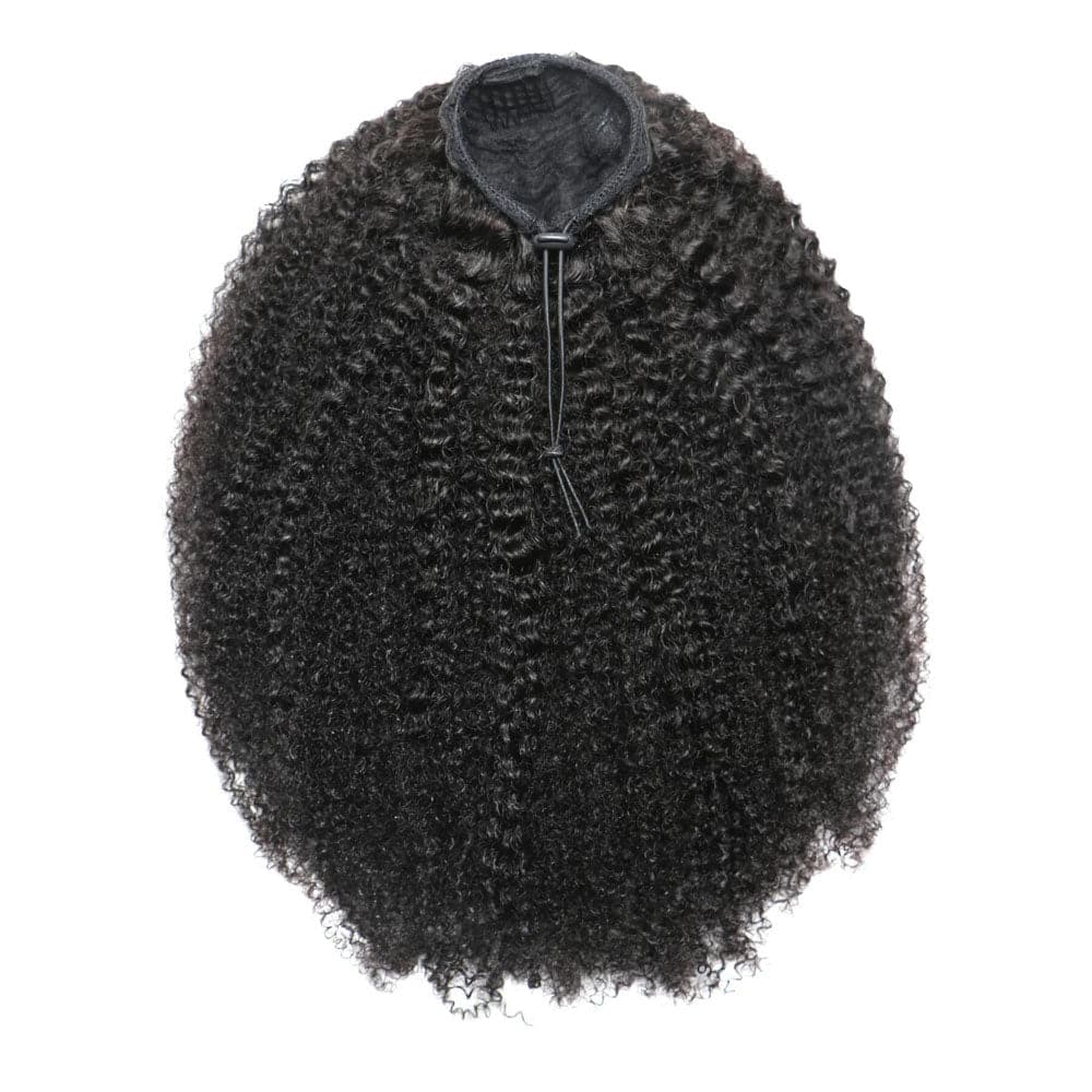 Wholesale - Human Hair Ponytail Natural Black