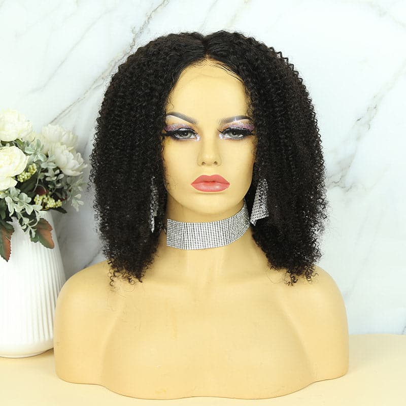 Kinky Curly HD 5X5 Lace Closure Wig front