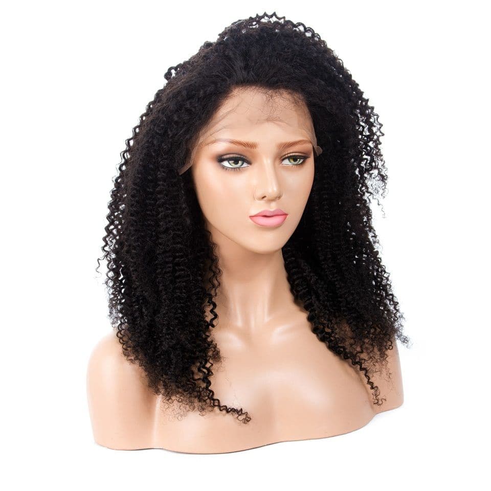 Kinky Curly Human Hair Full Lace Wig 2