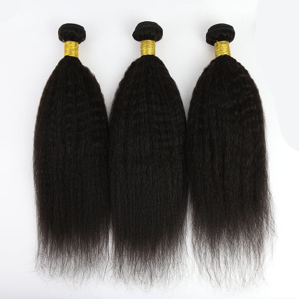 Cambodia Virgin Hair Kinky Straight Human Hair Bundles