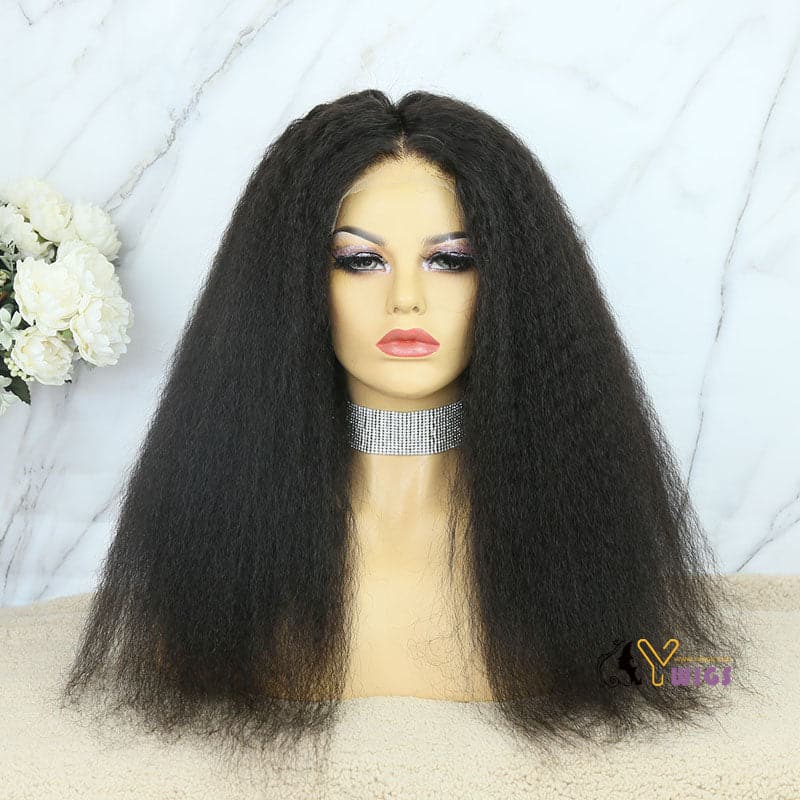 lola kinky straight hd 5x5 lace closure wig