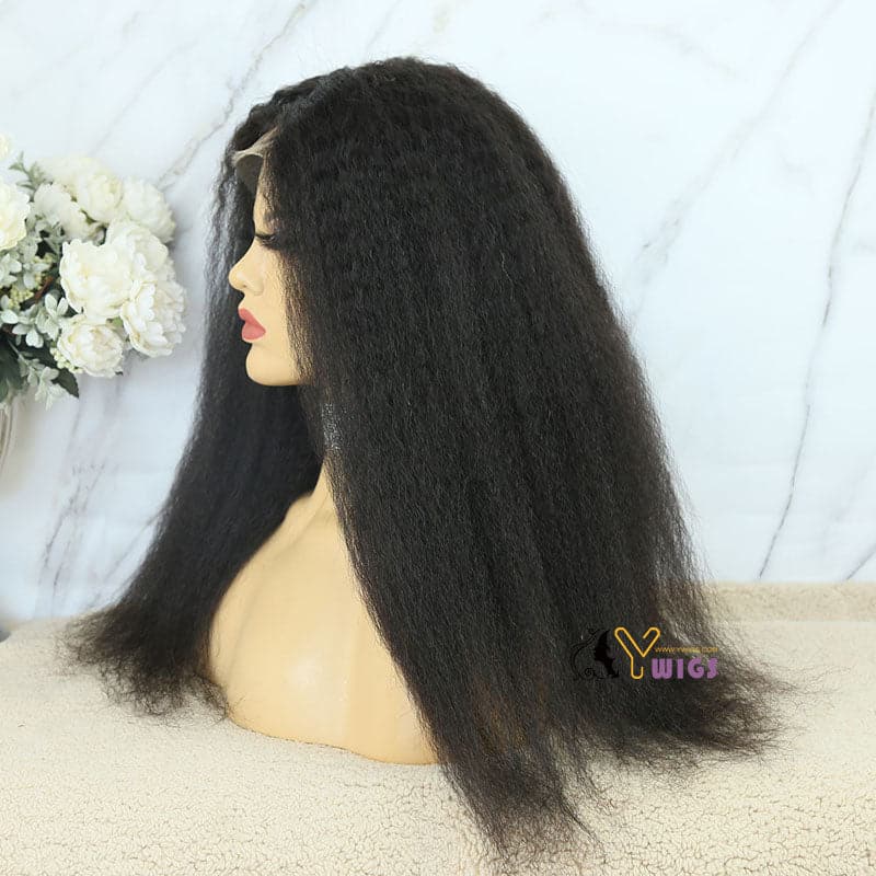 lola kinky straight hd 5x5 lace closure wig