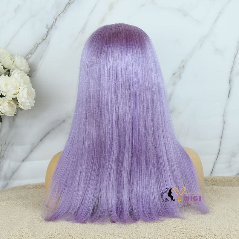purple straight 13x6 lace front wig review 03