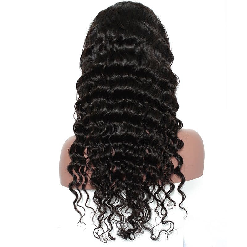 Loose Wave 360 Lace Frontal Wigs Human Hair back1