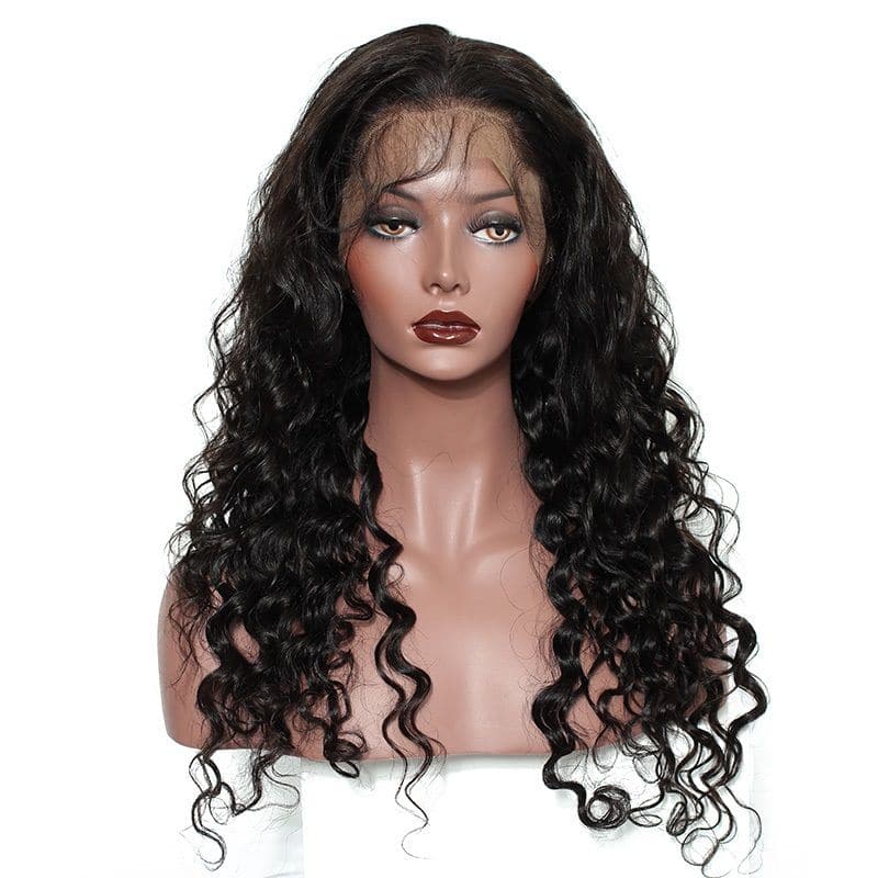 Loose Wave 360 Lace Frontal Wigs Human Hairfront1