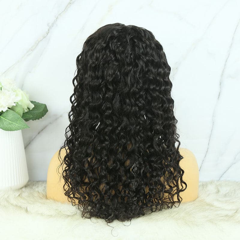 Pre-styled loose wave wig with lace closure