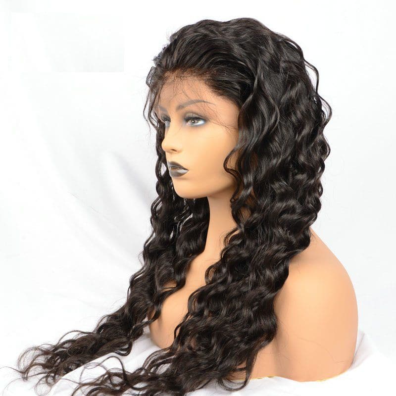 Loose Wave Human Hair Full Lace Wig 4