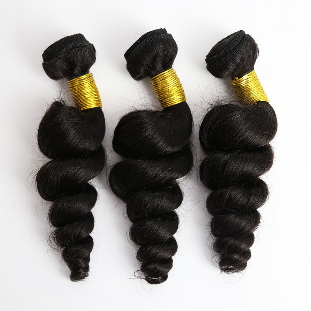 Loose Wave Human Hair Bundles Cambodia Virgin Hair