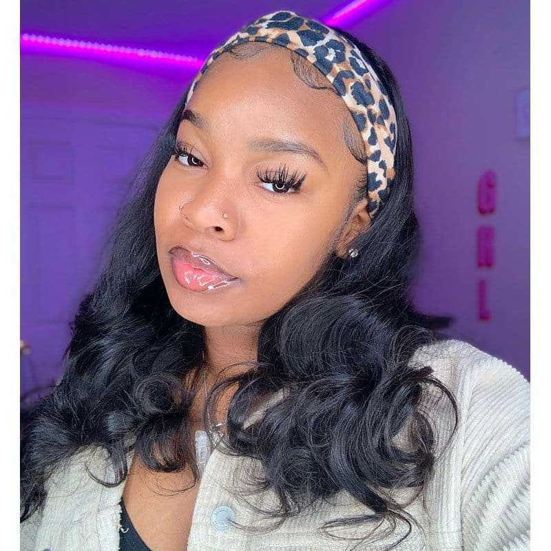 Melissa Body Wave Human Hair Headband Wig
