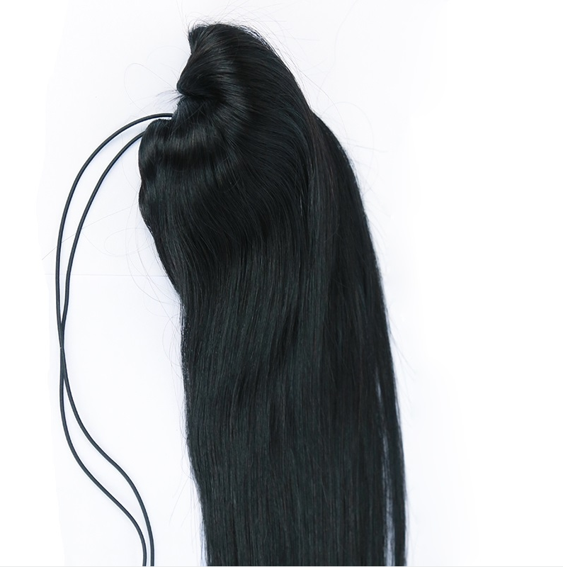 straight drawstring ponytail