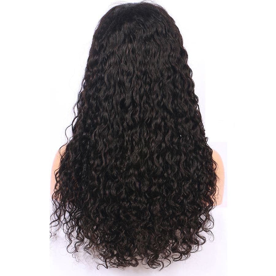 Water Wave 360 Lace Frontal Wigs Human Hair AOB08 back1