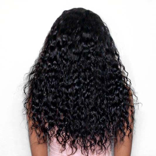 Water Wave Human Hair 13 x 4 Lace Front Wigs 03