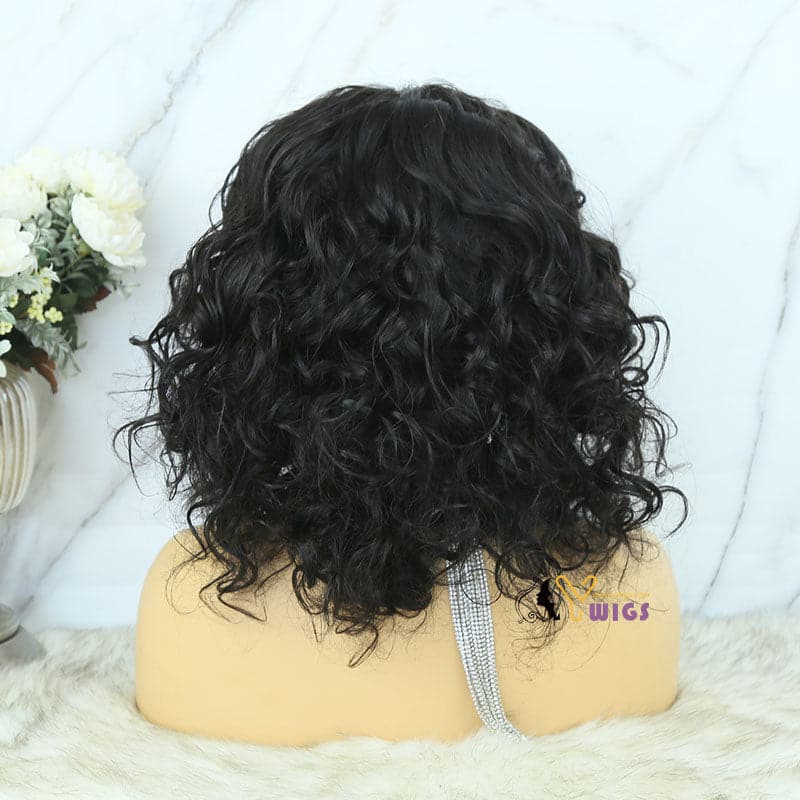 big curly t part wig 13x6 lace front wig back