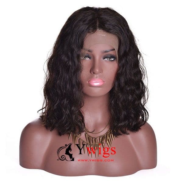 Body Wave 13 x 4 Lace Front Bob Human Hair Wig 02