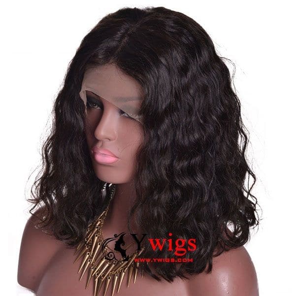 Body Wave 13 x 4 Lace Front Bob Human Hair Wig 03