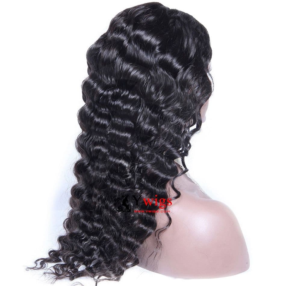Deep Wave Human Hair 13x4 Lace Front Wigs 04