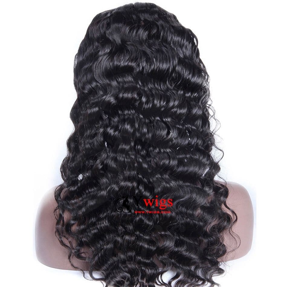 Deep Wave Human Hair 13x4 Lace Front Wigs 05