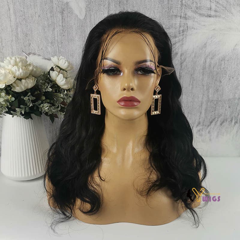 clear lace body wave 13x6 lace front wig 2
