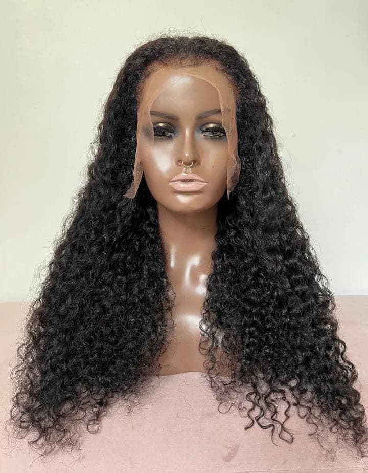 4C Edges | HD Lace Water Wave 13 x 6 Lace Front Wig with Kinky Edges