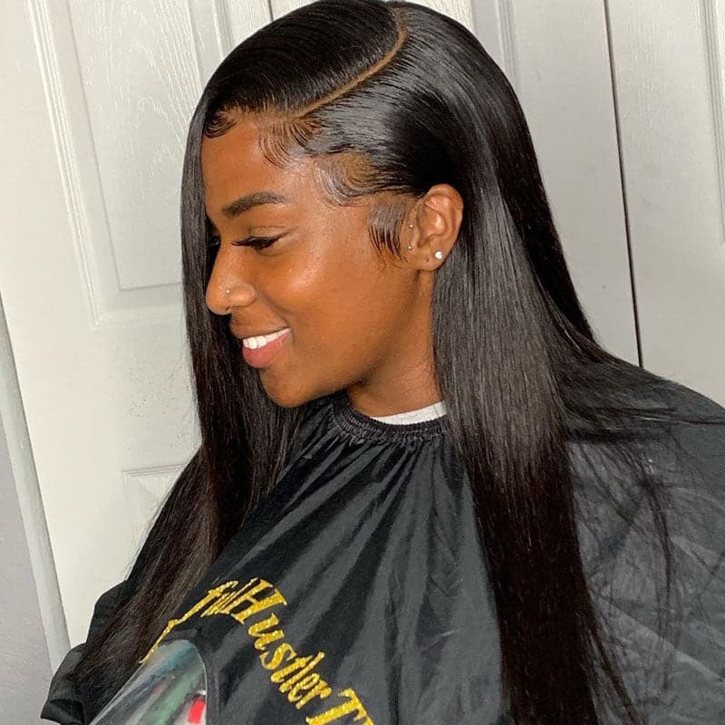 Straight Brazilian Hair Bundles 6x6 HD Lace Closure BS31