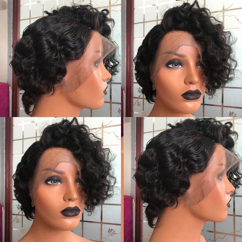 curly pixie wig