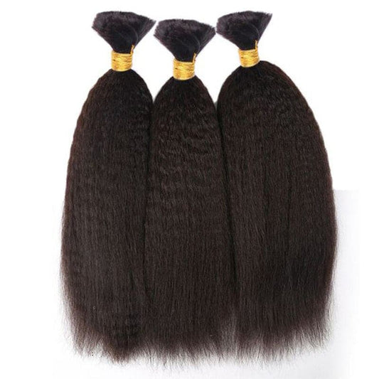 kinky straight bulk hair extensions for braiding