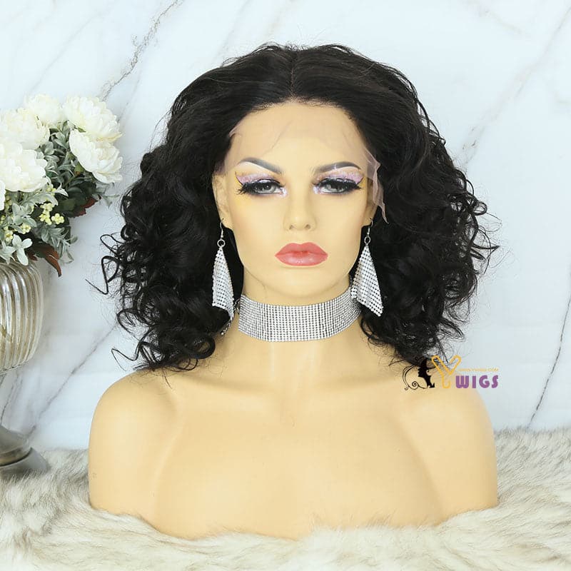 big curly t part wig 13x6 lace front wig