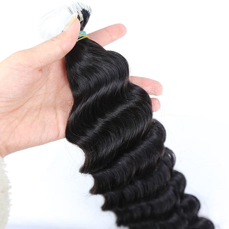 deep wave hair for braiding 2 pack