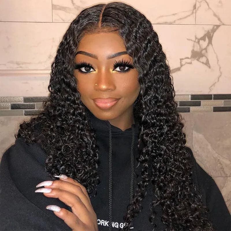 Jerry Curly Human Hair Full Lace Wig AAP05