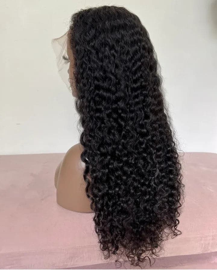 4C Edges | HD Lace Water Wave 13 x 6 Lace Front Wig with Kinky Edges