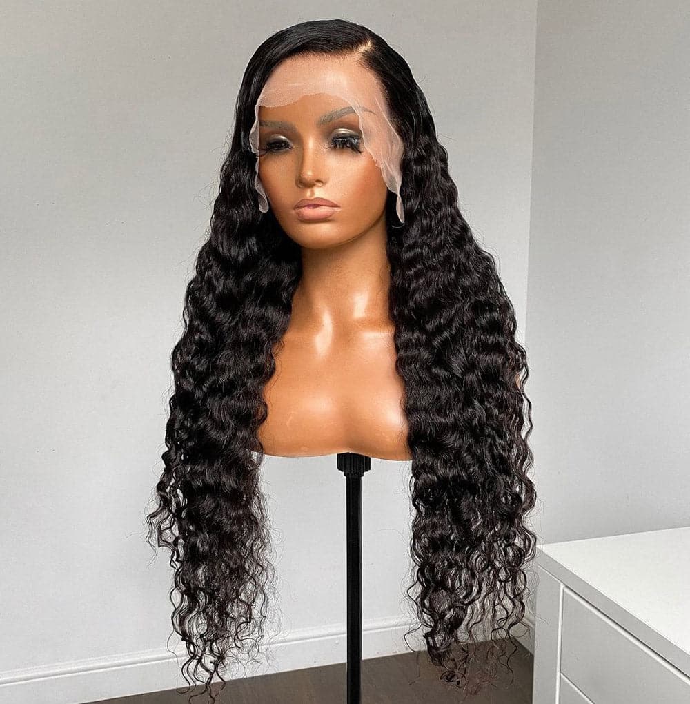 long inch hd lace wigs human hair loose curly 13x4 lace front wigs