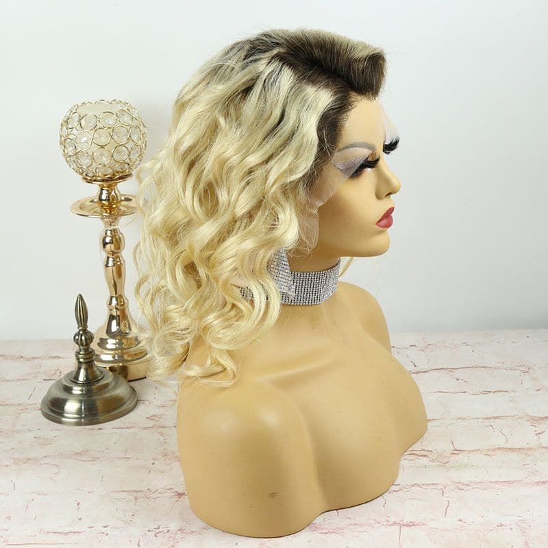 Beyonce #T3/613 Blonde Wavy 13 x 6 Lace Front Wig 03