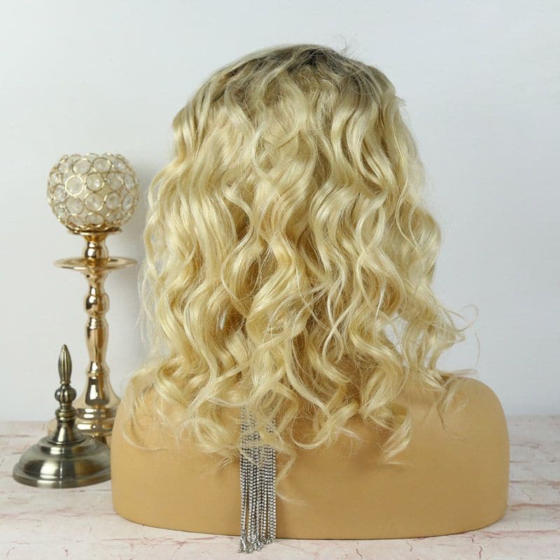 Beyonce #T3/613 Blonde Wavy 13 x 6 Lace Front Wig 05