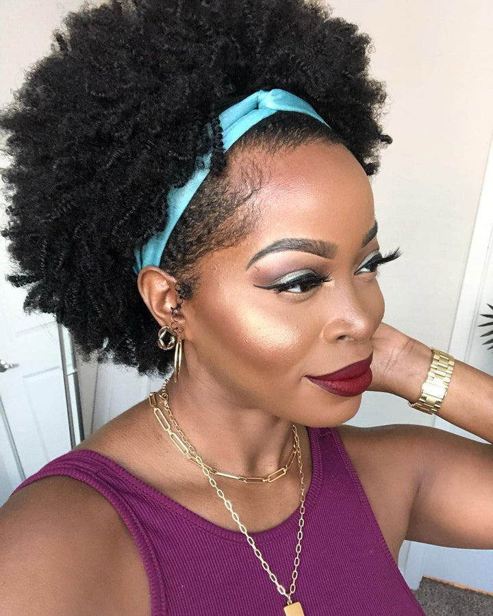 mary headband wig afro kinky curly human hair review