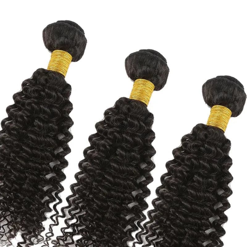 Natural Color Jerry Curly Micro Bead/Microlink Weft Hair Extensions