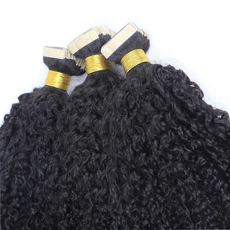Shop Kinky Curly Tape In Hair Extension Ywigs