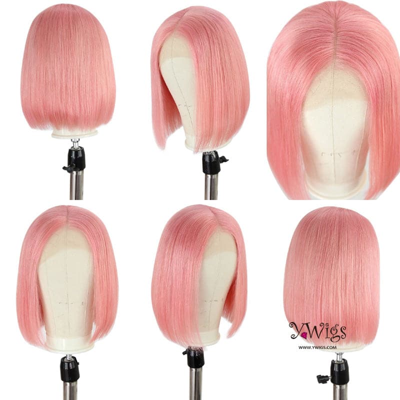 pink bob wig photo 1