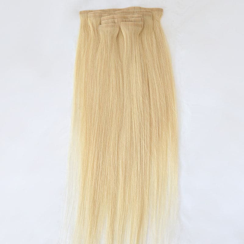120 g clip in hair extensions real human hair