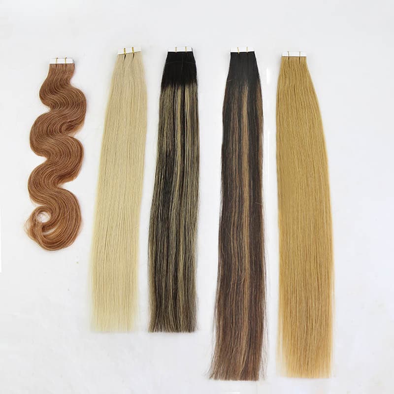Vente en gros - Extensions de cheveux humains colorés