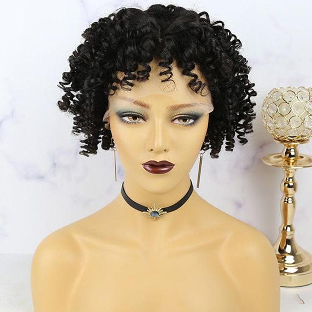 Curly Middle Part 13 X 6 Lace Front Wig 3