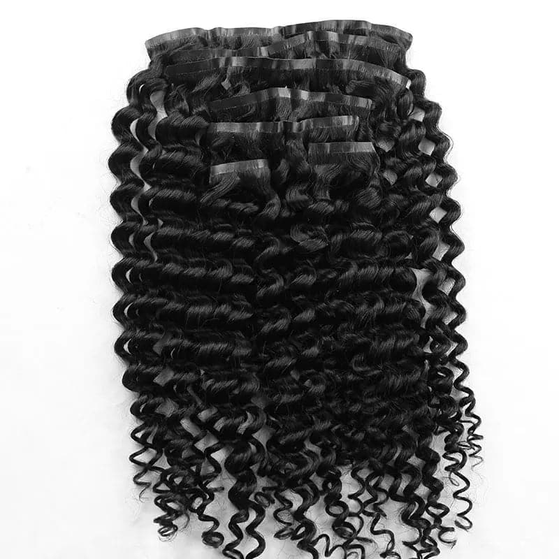 Seamless Clip In Hair Extensions Deep Curly