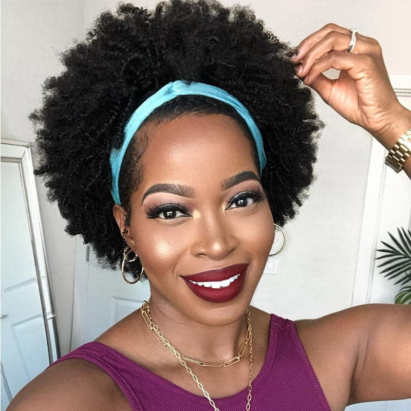 Ywigs kinky curly natural-texture human hair style