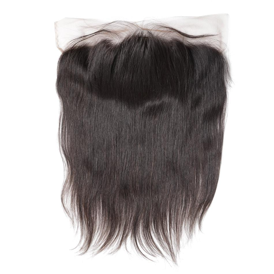 Natural Color Brazilian Hair Straight Texture HD Lace 13x4 Lace Frontal LLB01