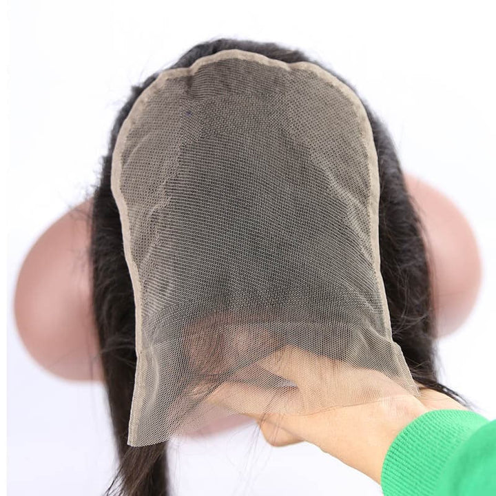 straight 6x6 lace closure BS01 human hair