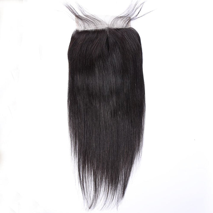straight 6x6 lace closure BS01 human hair 1