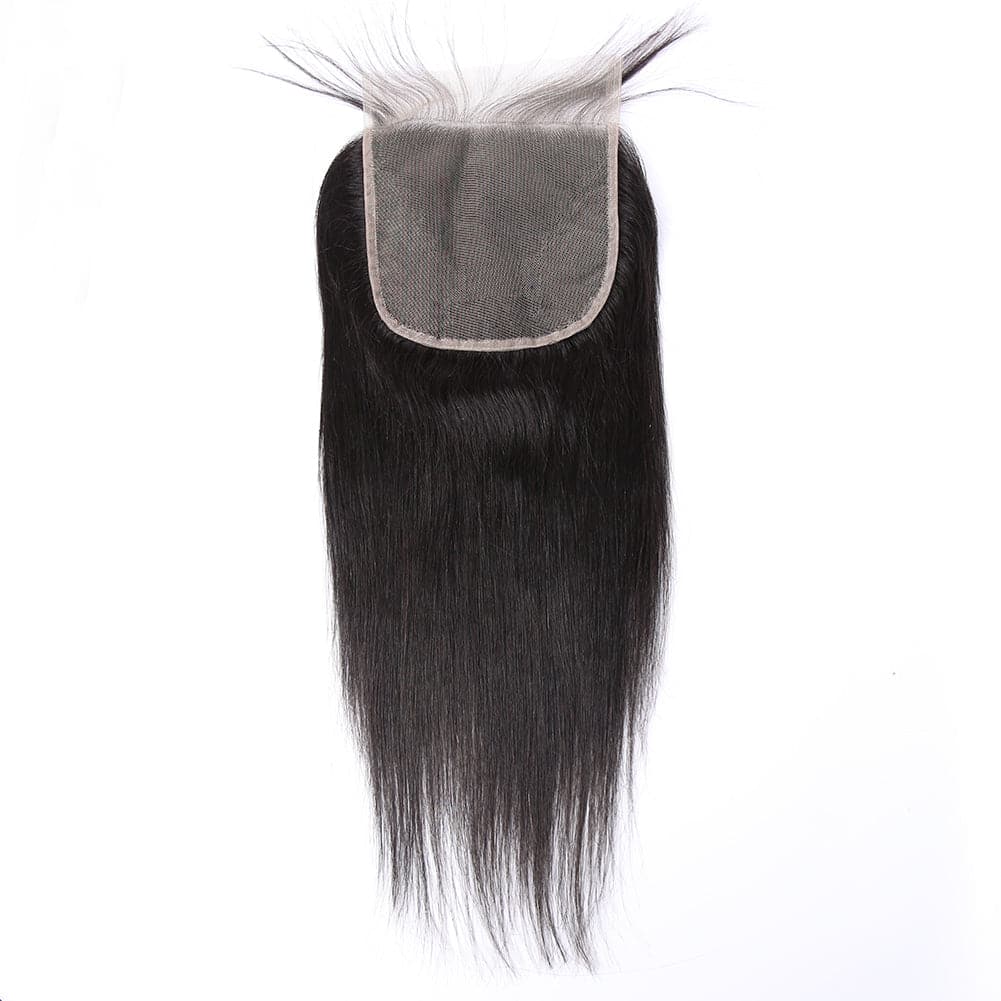 straight 6x6 lace closure BS01 human hair 2
