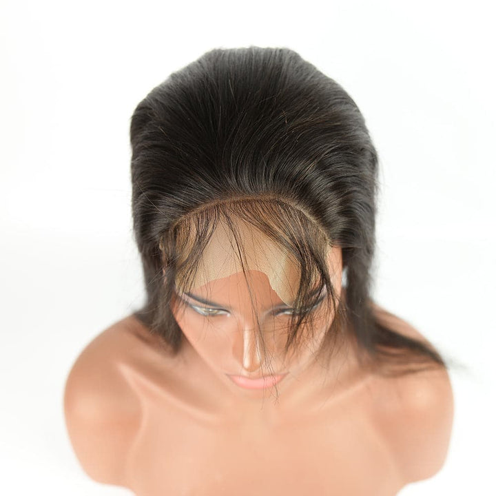 straight 6x6 lace closure BS01 human hair 5