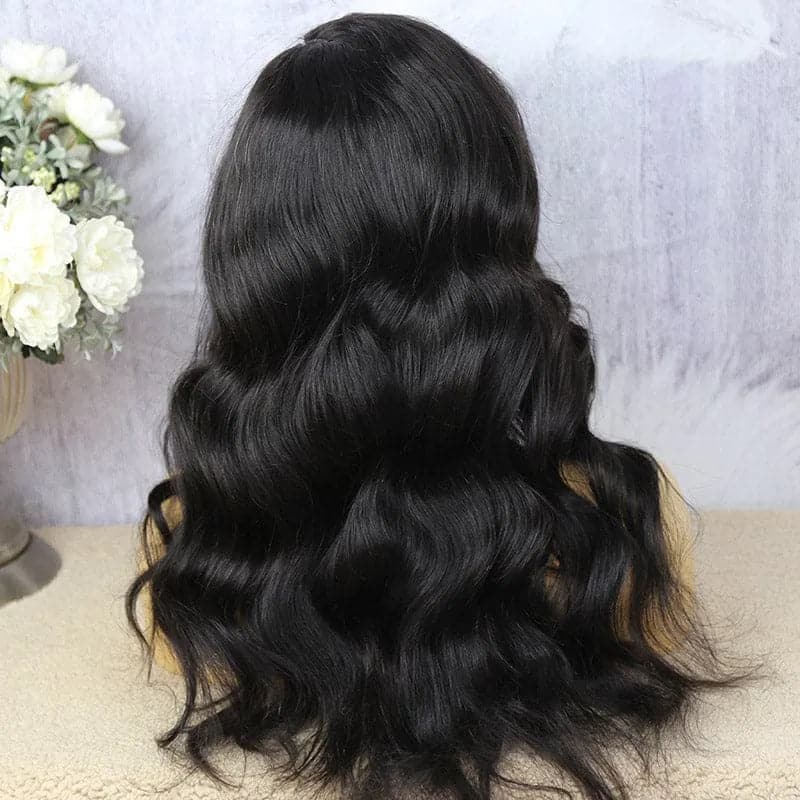 u part wig blonde highlights